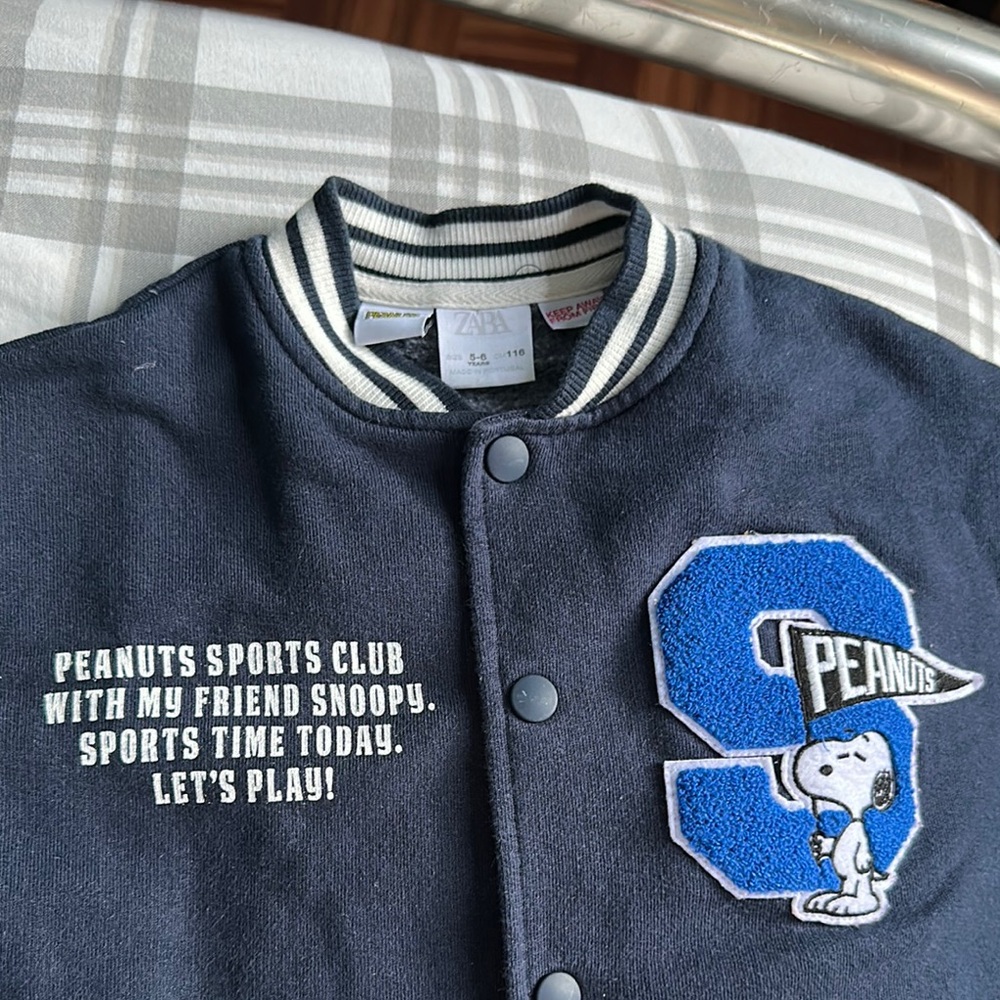 Peanuts Kids Jacket - Navy and Blue